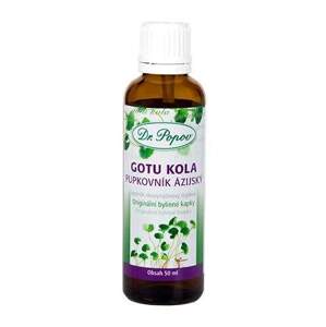 Gotu kola (Brahmi), originální bylinné kapky, 50 ml ("Elixír mládí." Podpora paměti a soustředění. Pro zdravou cévní soustavu. Doplněk stravy.)