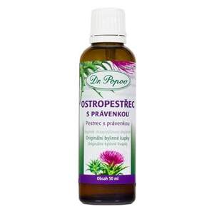 Ostropestřec s právenkou, originální bylinné kapky, 50 ml (Spojení bylin, dvojitá síla pro zdravá játra a jejich pročištění. Doplněk stravy.)