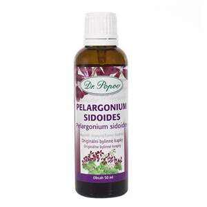 Pelargonium sidoides, originální bylinné kapky, 50 ml (Skvělé účinky na dýchací cesty, výtečná bylina z Jižní Afriky. Doplněk stravy.)