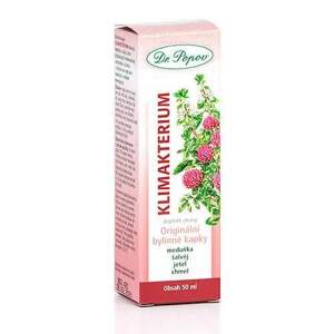 Klimakterium, originální bylinné kapky, 50 ml (Pro podporu hormonální rovnováhy a pohody v době menopauzy (díky meduňce a jetelu). Doplněk stravy.)