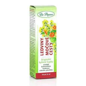 Ledviny – močové cesty, originální bylinné kapky, 50 ml (Pro zdravé močové cesty (díky zlatobýlu a truskavci). Doplněk stravy.)
