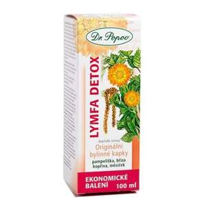 Lymfa – detox, originální bylinné kapky, 100 ml (Pro efektivní detoxikaci, zdravé odvodnění a celkovou očistu těla (díky kopřivě a bříze). Doplněk stravy.)