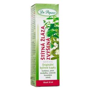 Štítná žláza zvýšená, originální bylinné kapky, 50 ml (Podpora normální činnosti štítné žlázy. Doplněk stravy.)