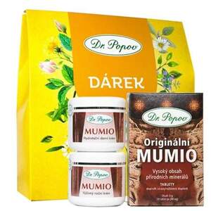 Dárková kazeta MUMIO pro krásu a zdraví (Dárková kazeta Mumio je dárek, který potěší každou ženu.)