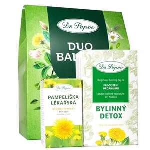 DUO Balíček BYLINNÝ DETOX (Dárkový balíček na pročištění organismu.)
