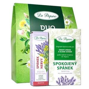 DUO Balíček SPOKOJENÝ SPÁNEK (Dárkový balíček pro kvalitní spánek a duševní pohodu.)