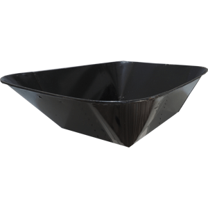 TOPTRADE korba náhradní, plechová, černá, 60 l (TOPTRADE korba náhradní, plechová, černá, 60 l)