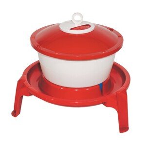 TOPTRADE napáječka plastová, kbelíková, na podstavci, pro drůbež, 6 l (TOPTRADE napáječka plastová, kbelíková, na podstavci, pro drůbež, 6 l)