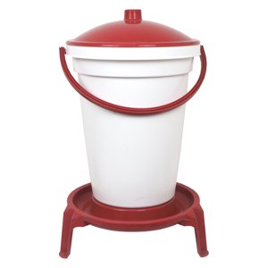 TOPTRADE napáječka plastová, kbelíková, na podstavci, s plovákem, pro drůbež, 24 l (TOPTRADE napáječka plastová, kbelíková, na podstavci, s plovákem, pro drůbež, 24 l)