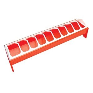 TOPTRADE krmítko plastové, žlabové, zasouvací, pro drůbež, 500 mm (TOPTRADE krmítko plastové, žlabové, zasouvací, pro drůbež, 500 mm)