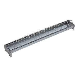 TOPTRADE krmítko pozinkované, se sklopnou mřížkou, pro mláďata drůbeže, 400 x 75 x 65 mm (TOPTRADE krmítko pozinkované, se sklopnou mřížkou, pro mláďata drůbeže, 400 x 75 x 65 mm)