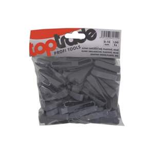 TOPTRADE klínky spárovací, plastové, velké, 100 ks,  0 – 10 mm (TOPTRADE klínky spárovací, plastové, velké, 100 ks,  0 – 10 mm)