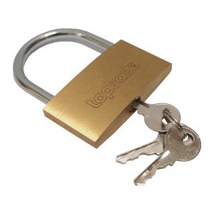 TOPTRADE zámek visací, mosazný, 60 mm (TOPTRADE zámek visací, mosazný, 60 mm)