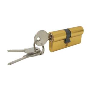 TOPTRADE vložka zámku, pomosazená, 3 klíče, 65 mm (TOPTRADE vložka zámku, pomosazená, 3 klíče, 65 mm)