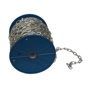 TOPTRADE řetěz nezkoušený, krátké oko, na cívce, 10 mm x 10 m (TOPTRADE řetěz nezkoušený, krátké oko, na cívce, 10 mm x 10 m)
