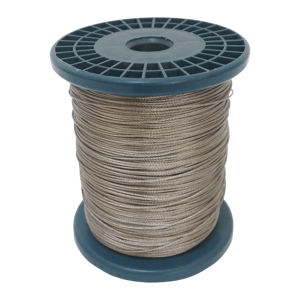 TOPTRADE lano nerezové, na cívce, 7 x 7 drátů, O 1 mm x 300 m (TOPTRADE lano nerezové, na cívce, 7 x 7 drátů, O 1 mm x 300 m)