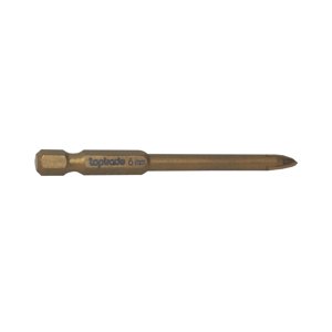 TOPTRADE vrták do skla, keramiky a dlažby, O 6 mm x 80 mm, stopka Hex (TOPTRADE vrták do skla, keramiky a dlažby, O 6 mm x 80 mm, stopka Hex)