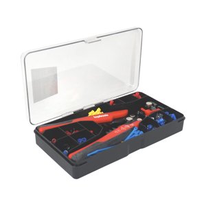 TOPTRADE kleště odizolovávací, krimpovací, 210 mm, sada 260 ks (TOPTRADE kleště odizolovávací, krimpovací, 210 mm, sada 260 ks)