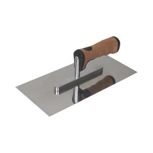 TOPTRADE hladítko nerezové, s EKO rukojetí, hladké, 270 x 130 mm, profi (TOPTRADE hladítko nerezové, s EKO rukojetí, hladké, 270 x 130 mm, profi)