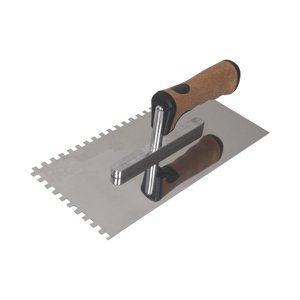 TOPTRADE hladítko nerezové, s EKO rukojetí, zub 6 mm, 270 x 130 mm, profi (TOPTRADE hladítko nerezové, s EKO rukojetí, zub 6 mm, 270 x 130 mm, profi)