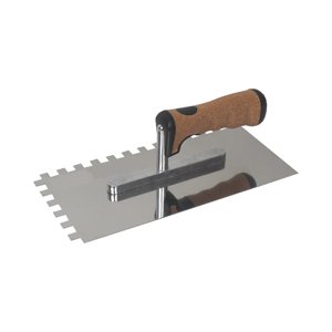 TOPTRADE hladítko nerezové, s EKO rukojetí, zub 10 mm, 270 x 130 mm, profi (TOPTRADE hladítko nerezové, s EKO rukojetí, zub 10 mm, 270 x 130 mm, profi)