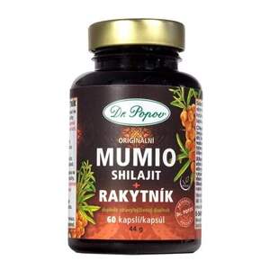 Mumio (Shilajit) s rakytníkem, 60 kapslí (Unikátní produkt na podporu regenerace, imunity a celkové vitality. Mimořádná přírodní síla. Doplněk stravy.)