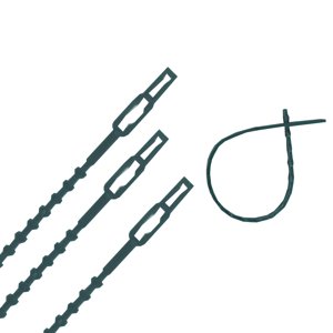 TOPTRADE pásek plastový, vázací, zahradní, 135 mm / 80 ks (TOPTRADE pásek plastový, vázací, zahradní, 135 mm / 80 ks)