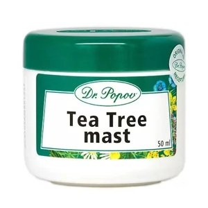 Dr. Popov Tea Tree mast 50 ml (K péči o pokožku se sklony k akné a jiným kožním potížím, díky  Tea Tree oleji působí antisepticky.)