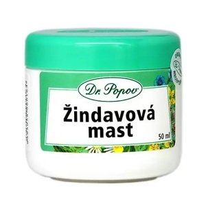 Dr. Popov žindavová mast 50 ml (K péči o vnější anální oblast (opruzeniny, vnější hemoroidy). Zvláčňuje, osvěžuje, stahuje a regeneruje.)