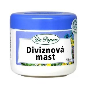 Dr. Popov diviznová mast k masáži unavených končetin 50 ml (Pro unavené nohy, při křečových žilách a pocitu těžkých nohou, k ochraně pleti při nadměrném chladu.)