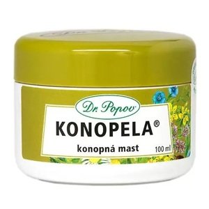 Dr. Popov Konopná mast Konopela® 100 ml (Zvláčňuje a promašťuje výrazně suchou pokožku, zmírňuje její napětí a svědění. Velké balení.)