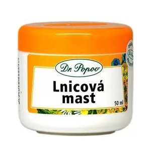 Dr. Popov Lnicová mast 50 ml (Pro pleť náchylnou k trudovitosti (např. v dospívání), k péči o pokožku při lupénce či plísních.)