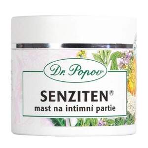 Dr.Popov Senziten – mast na intimní partie 50 ml (Jemně působí na zevní intimní partie, při zapařeninách a k ošetření kožních záhybů.    )