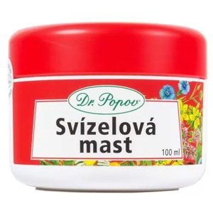 Dr. Popov Svízelová mast 100 ml (Pro mladistvý vzhled, pružnost a pevnost pokožky, k ochraně pleti při nepříznivém počasí, vhodná i pro muže.)