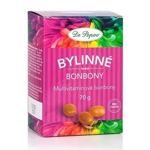 Bonbony Multivitamín, 70 g (Lahodné bonbony, plné důležitých vitamínů. Obsahují vitamíny C, E a B.)