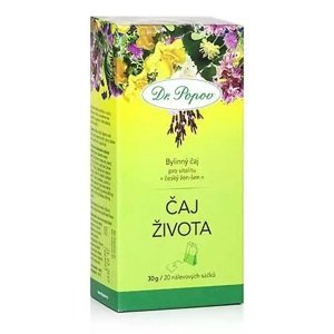 Čaj života, porcovaný, 30 g (Pro celkovou vitalitu a osvěžení těla (díky ibišku a kopřivě), čaj přezdívaný jako „český žen-šen".)