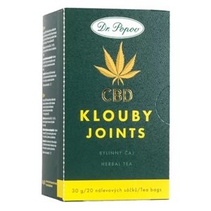 Konopný čaj s CBD Klouby, 30 g (Pro zdravé a pohyblivé klouby. Doplněk stravy.)