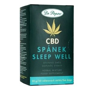 Konopný čaj s CBD Spánek, 30 g (Pro hluboký, klidný a kvalitní spánek. Probuďte se odpočatí a plní energie. Doplněk stravy.)
