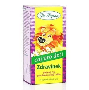 Zdravínek, dětský bylinný čaj, 30 g (Čaj pro děti s obsahem bylin, které pomohou vaše ratolesti udržet fit.)