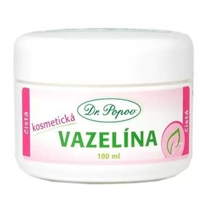 Vazelína kosmetická, 100 ml (K péči o suchou, drsnou a popraskanou pokožku (ruce, lokty, paty), jako ochrana pleti před mrazem (na pokožce vytvoří ochranný film).)
