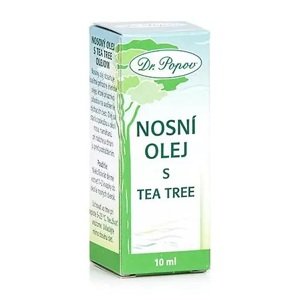 Nosní olej s Tea Tree, 10 ml (Působí při rýmě a uvolňuje sliznici, chrání před podrážděním pokožky v okolí nosu.    )