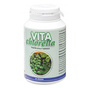 VITACHLORELLA (Vitachlorella se sladkovodní řasou Chlorella, biﬁdoaktivátorem inulin, aktivní mikroﬂórou a dalšími látkami.)