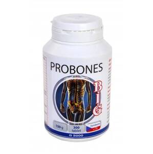 PROBONES BIG - 300 TABLET (Obsahuje minerální látky, vitamíny a hydrolyzovaný kolagen, látky, které se podílí na tvorbě a obnově kostní tkáně.)
