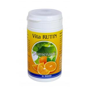 VITARUTIN POMERANČ - 250 TABLET (Doplněk stravy se sladidlem v tabletách. Tablety s rostlinnými extrakty Ginkgo biloba, rutinem, inulinem a vitamínem C s pomerančovou příchutí.)