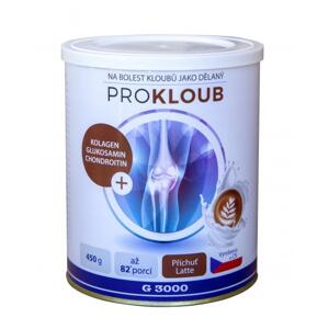 PROKLOUB LATTÉ (Jedná se o podpůrný a ochranný přípravek se štěpným kolagenem, glukosaminem, chondroitinem, MSM, kyselinou hyaluronovou a šestnácti vitamíny a minerály. )
