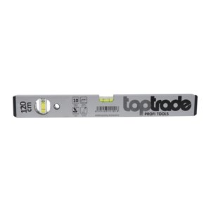 TOPTRADE vodováha stříbrná, 2 libely, 1200 mm, standard (TOPTRADE vodováha stříbrná, 2 libely, 1200 mm, standard)