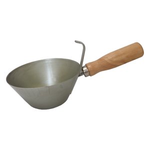 TOPTRADE naběračka s rukojetí, pozinkovaná, O 150 mm (TOPTRADE naběračka s rukojetí, pozinkovaná, O 150 mm)