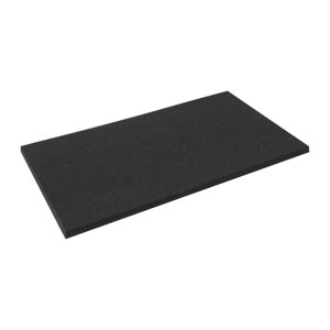 TOPTRADE povrch náhradní, pryž tvrdá, 250 x 130 x 8 mm (TOPTRADE povrch náhradní, pryž tvrdá, 250 x 130 x 8 mm)