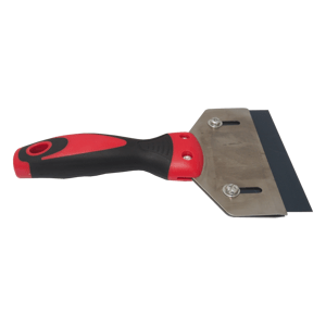 TOPTRADE škrabka malířská, s gumovou rukojetí, 125 mm (TOPTRADE škrabka malířská, s gumovou rukojetí, 125 mm)