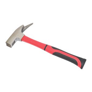 TOPTRADE kladivo pokrývačské, s magnetem, se sklolaminátovou násadou a pogumovanou rukojetí, 600 g (TOPTRADE kladivo pokrývačské, s magnetem, se sklolaminátovou násadou a pogumovanou rukojetí, 600 g)